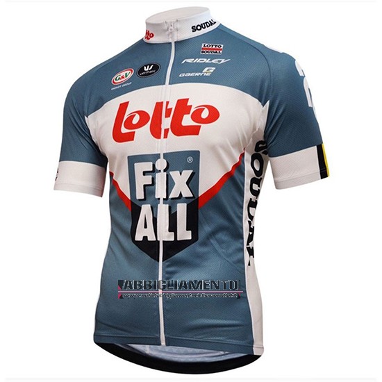 Abbigliamento Lotto Fix All 2018 Manica Corta e Pantaloncino Con Bretelle Bianco Blu - Clicca l'immagine per chiudere